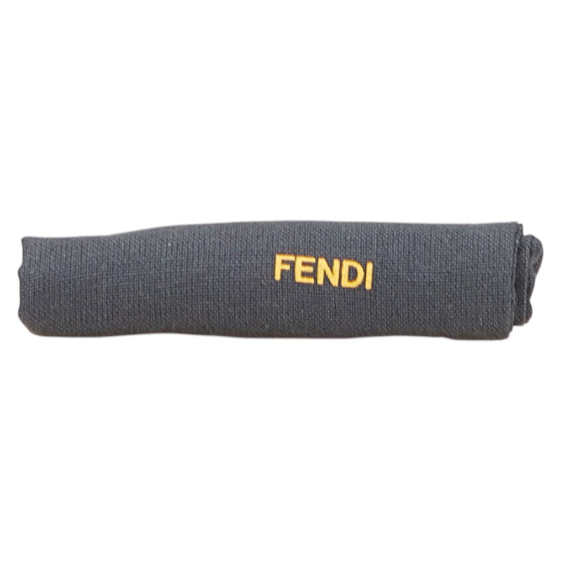フェンディ ズッカ 長財布 ラウンドファスナー 8M0024 ブラウン ワインレッド キャンバス レザー レディース FENDI 【中古】