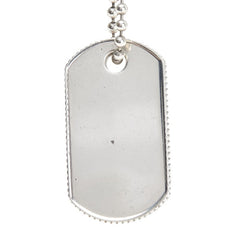 ティファニー ドッグタグ ボールチェーン ペンダントネックレス SV925 シルバー レディース TIFFANY&Co. 【中古】