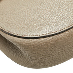 クロエ ドリュー チェーン ショルダーバッグ グレージュ ゴールド レザー レディース Chloe 【中古】