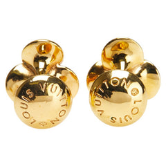 ルイ ヴィトン ブトン ドゥ マンシェット ブーケドクルー カフス M30564 ゴールド メッキ メンズ LOUIS VUITTON 【中古】