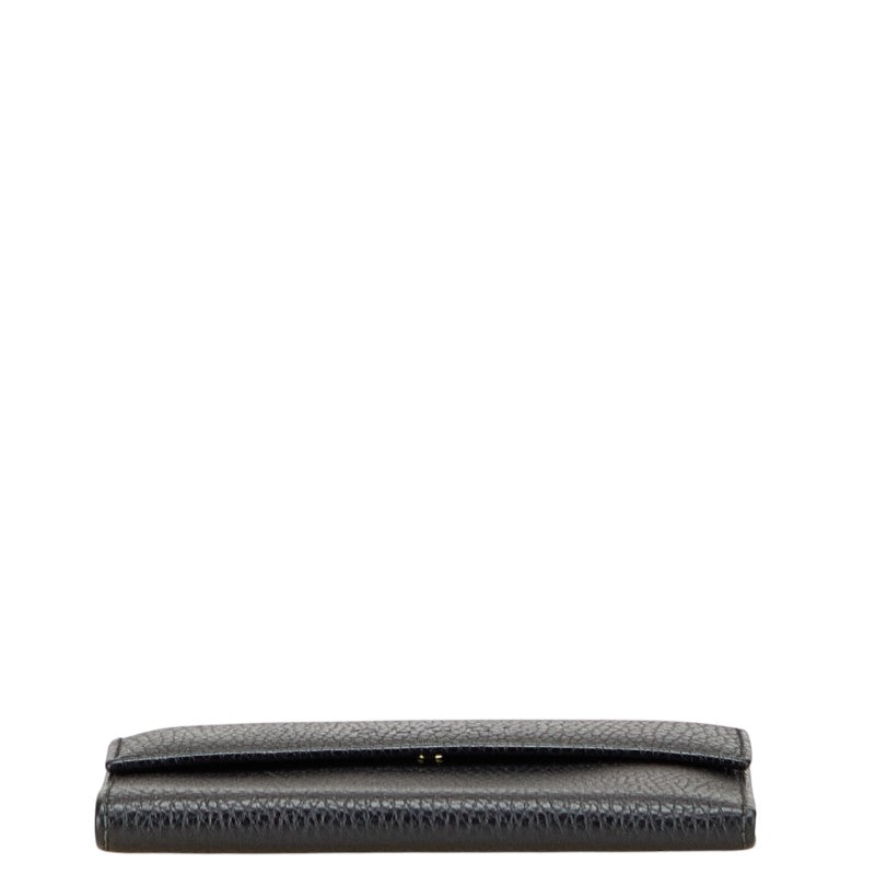 グッチ 三つ折り財布 346057 ブラック レザー メンズ GUCCI 【中古】