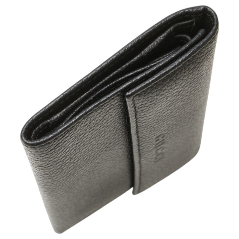 グッチ 三つ折り財布 346057 ブラック レザー メンズ GUCCI 【中古】