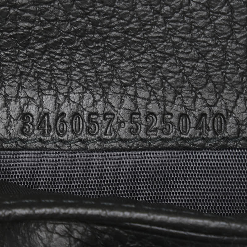 グッチ 三つ折り財布 346057 ブラック レザー メンズ GUCCI 【中古】