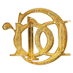 ディオール Diorロゴ ブローチ ゴールド メッキ レディース Dior 【中古】