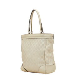 グッチ グッチシマ トートバッグ ハンドバッグ 257062 ホワイト アイボリー レザー レディース GUCCI 【中古】