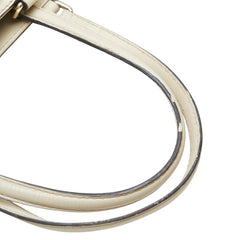 グッチ グッチシマ トートバッグ ハンドバッグ 257062 ホワイト アイボリー レザー レディース GUCCI 【中古】