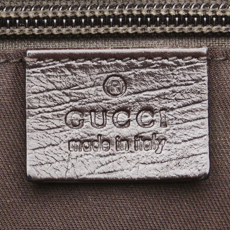 グッチ GGスプリーム トートバッグ 131220 ベージュ ブラウン PVC レザー レディース GUCCI 【中古】
