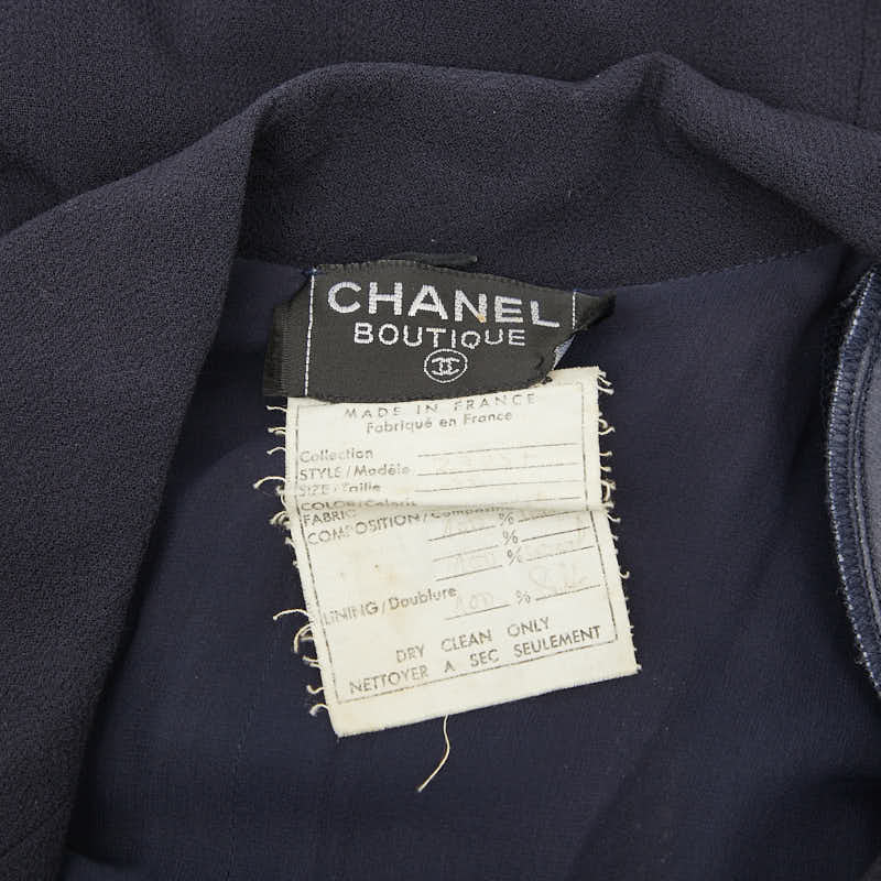 シャネル ブティック ワンピース ネイビー レディース CHANEL 【中古】