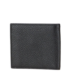 グッチ ロゴ 二つ折り財布 473922 ブラック レザー レディース GUCCI 【中古】