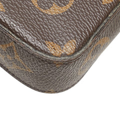 ルイ ヴィトン モノグラム ポシェットフェリシー チェーン ショルダーバッグ M81896 ブラウン フューシャ PVC メッキ レディース LOUIS VUITTON 【中古】