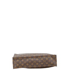 ルイ ヴィトン モノグラム サックプラ  ハンドバッグ トートバッグ M51140 ブラウン PVC レザー レディース LOUIS VUITTON 【中古】