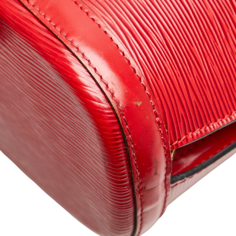 ルイ ヴィトン エピ リュサック トートバッグ ショルダーバッグ M52287 カスティリアンレッド レザー レディース LOUIS VUITTON 【中古】
