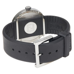 フェンディ ブースラ 腕時計 8010G クオーツ ブラック文字盤 ステンレススチール ラバー レディース FENDI 【中古】