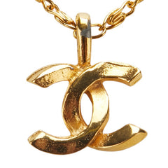シャネル ヴィンテージ ココマーク ネックレス ゴールド メッキ レディース CHANEL 【中古】