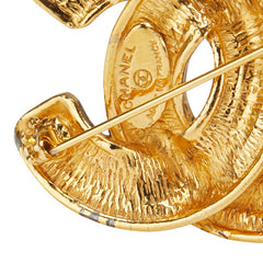 シャネル マトラッセ ココマーク ブローチ ゴールド メッキ レディース CHANEL 【中古】