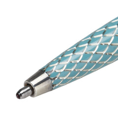 ティファニー ダイヤモンド パースペン ボールペン ブルー SV925 シルバー レディース TIFFANY&Co. 【中古】