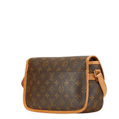 ルイ ヴィトン モノグラム ソローニュ ショルダーバッグ M42250 ブラウン PVC レザー レディース LOUIS VUITTON 【中古】