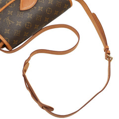 ルイ ヴィトン モノグラム ソローニュ ショルダーバッグ M42250 ブラウン PVC レザー レディース LOUIS VUITTON 【中古】