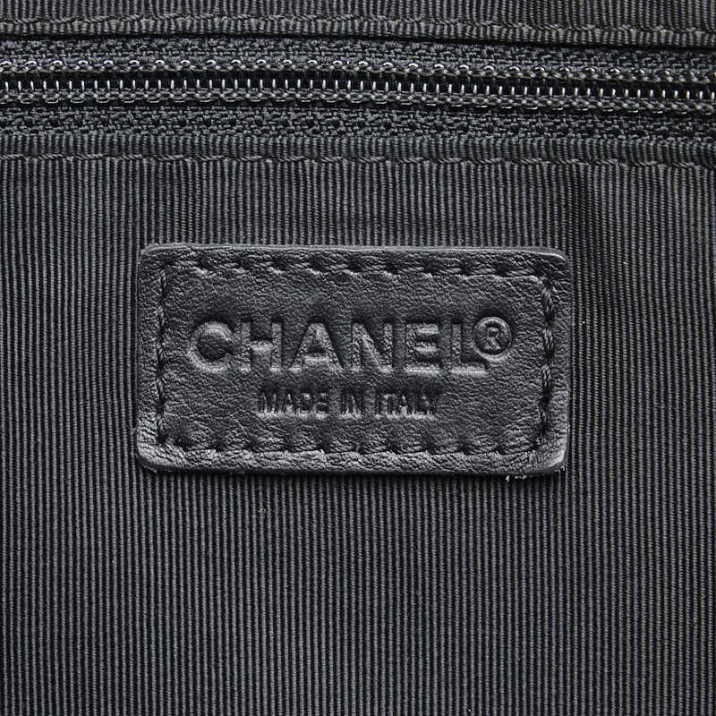 シャネル ワイルドステッチ ココマーク ハンドバッグ ブラック ラムスキン レディース CHANEL 【中古】