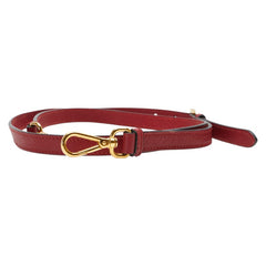 プラダ ショルダーストラップ レッド レザー レディース PRADA 【中古】