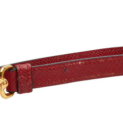 プラダ ショルダーストラップ レッド レザー レディース PRADA 【中古】