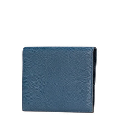 バリー パスポートケース ブルー レザー レディース BALLY 【中古】