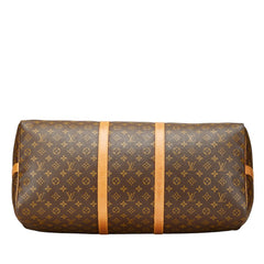 ルイ ヴィトン モノグラム キーポル バンドリエール 60 ボストンバッグ ショルダーバッグ 2WAY M41412 ブラウン PVC レザー レディース LOUIS VUITTON 【中古】