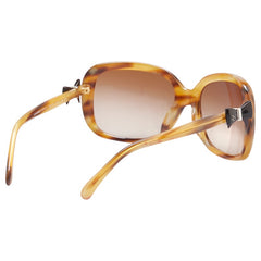 シャネル ココマーク リボン サングラス 5171-A ベージュ ブラウン プラスチック レディース CHANEL 【中古】