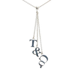 ティファニー T&Co. ロゴ ネックレス SV925 シルバー レディース TIFFANY&Co. 【中古】