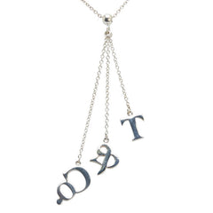 ティファニー T&Co. ロゴ ネックレス SV925 シルバー レディース TIFFANY&Co. 【中古】