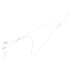 ティファニー T&Co. ロゴ ネックレス SV925 シルバー レディース TIFFANY&Co. 【中古】