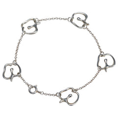 ティファニー アップル りんご モチーフ ブレスレット SV925 シルバー レディース TIFFANY&Co. 【中古】