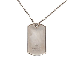 グッチ ドッグタグ ネックレス SV925 シルバー レディース GUCCI 【中古】