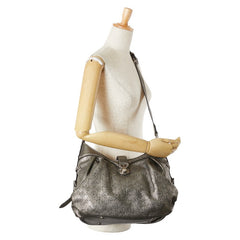 ルイ ヴィトン モノグラム マヒナXS ショルダーバッグ M95718 アルジャン レザー レディース LOUIS VUITTON 【中古】