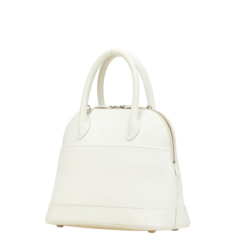 バレンシアガ ヴィル トップハンドルS ハンドバッグ ホワイト ピンク レザー レディース BALENCIAGA 【中古】