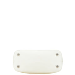 バレンシアガ ヴィル トップハンドルS ハンドバッグ ホワイト ピンク レザー レディース BALENCIAGA 【中古】
