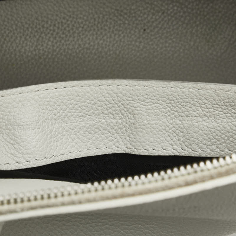 バレンシアガ ヴィル トップハンドルS ハンドバッグ ホワイト ピンク レザー レディース BALENCIAGA 【中古】
