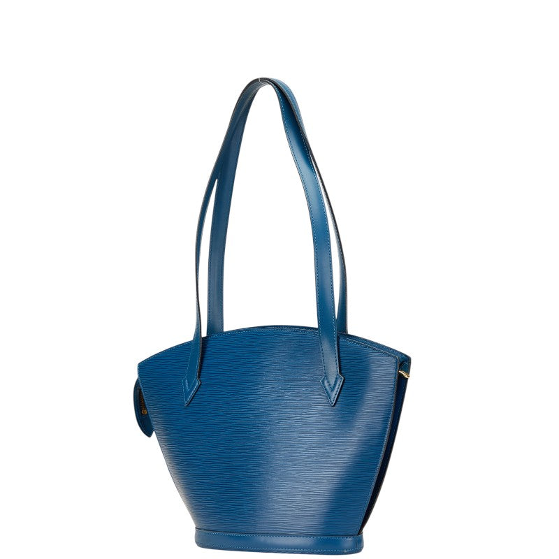 ルイ ヴィトン エピ サンジャック ショッピング トートバッグ ハンドバッグ M52335 トレドブルー レザー レディース LOUIS VUITTON 【中古】