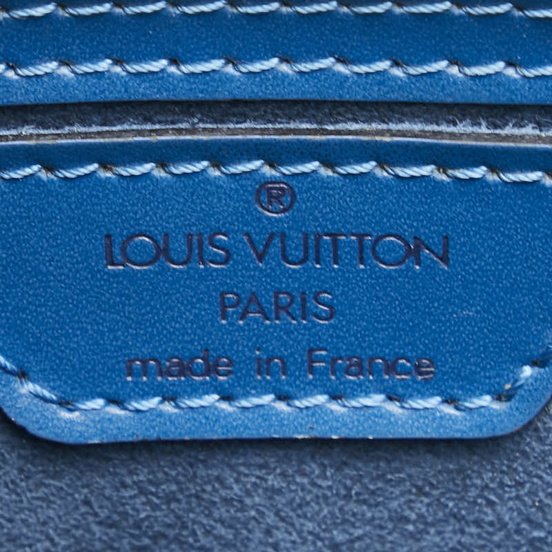 ルイ ヴィトン エピ サンジャック ショッピング トートバッグ ハンドバッグ M52335 トレドブルー レザー レディース LOUIS VUITTON 【中古】