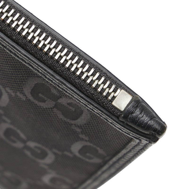 グッチ オフザグリッド クラッチバッグ 625598 ブラック ナイロン レザー レディース GUCCI 【中古】