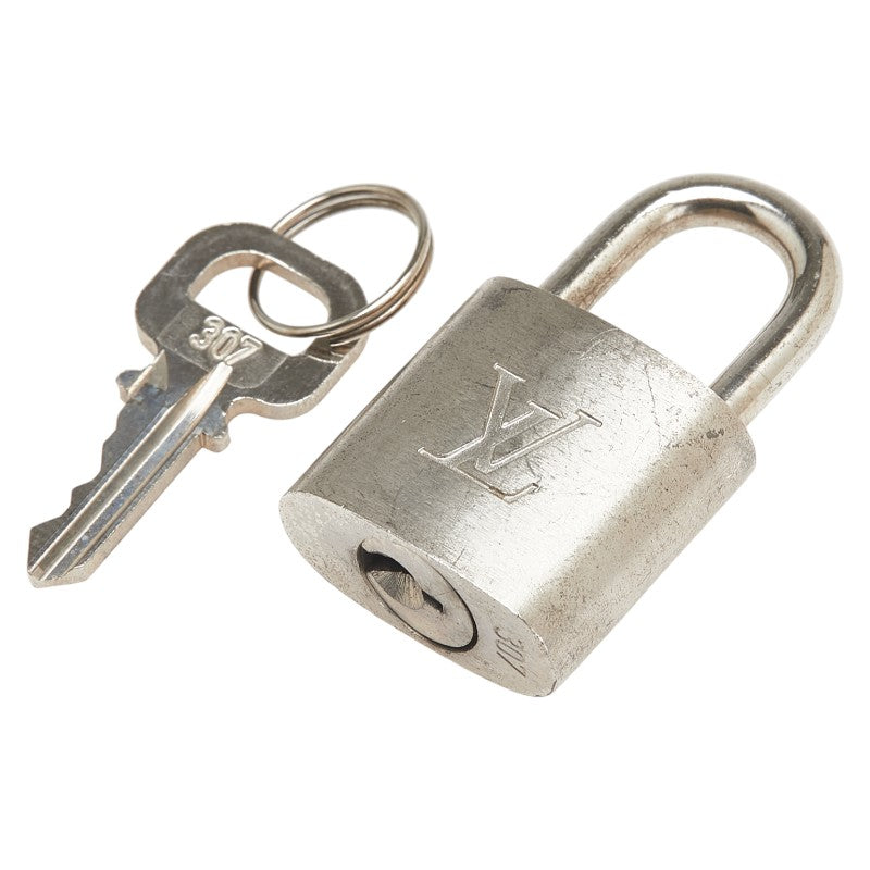 ルイ ヴィトン カデナ 南京錠 キー セット シルバー メタル レディース LOUIS VUITTON 【中古】