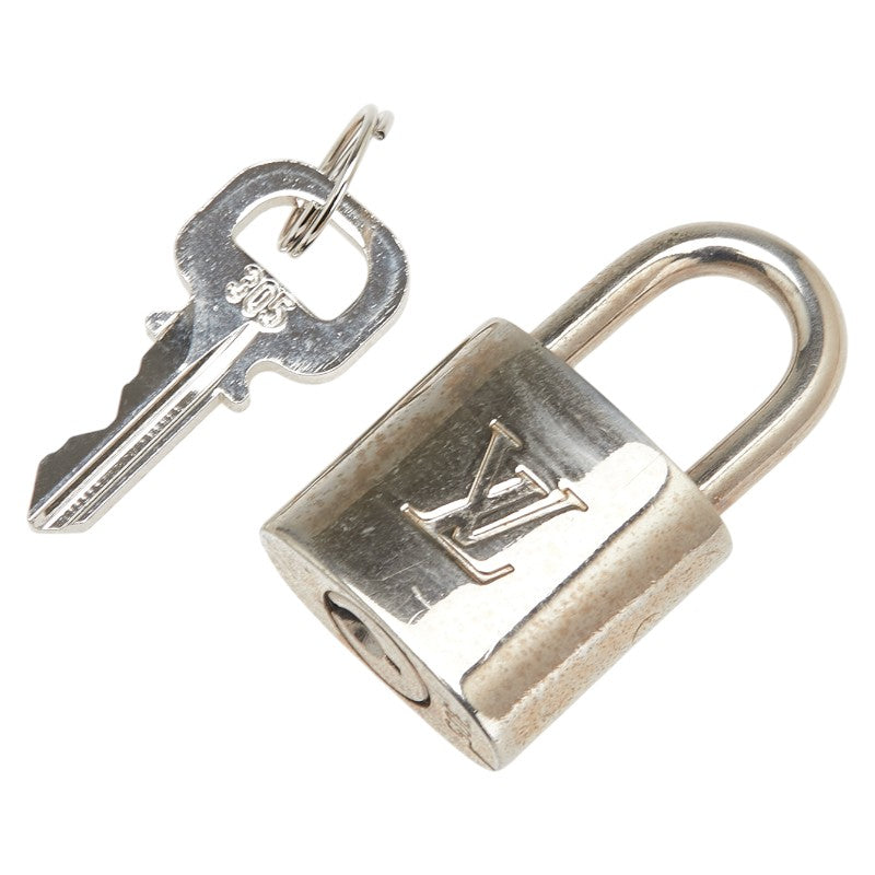 ルイ ヴィトン カデナ 南京錠 キー セット シルバー メタル レディース LOUIS VUITTON 【中古】