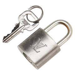 ルイ ヴィトン カデナ 南京錠 キー セット シルバー メタル レディース LOUIS VUITTON 【中古】