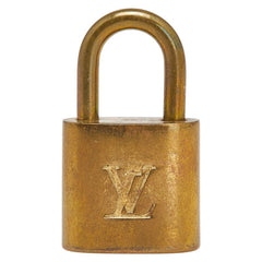 ルイ ヴィトン カデナ 南京錠 キー セット ゴールド メッキ レディース LOUIS VUITTON 【中古】