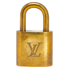 ルイ ヴィトン カデナ 南京錠 キー セット ゴールド メッキ レディース LOUIS VUITTON 【中古】