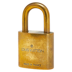 ルイ ヴィトン カデナ 南京錠 キー セット ゴールド メッキ レディース LOUIS VUITTON 【中古】