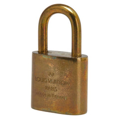 ルイ ヴィトン カデナ 南京錠 キー セット ゴールド メッキ レディース LOUIS VUITTON 【中古】