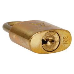 ルイ ヴィトン カデナ 南京錠 キー セット ゴールド メッキ レディース LOUIS VUITTON 【中古】