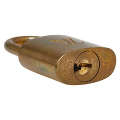 ルイ ヴィトン カデナ 南京錠 キー セット ゴールド メッキ レディース LOUIS VUITTON 【中古】