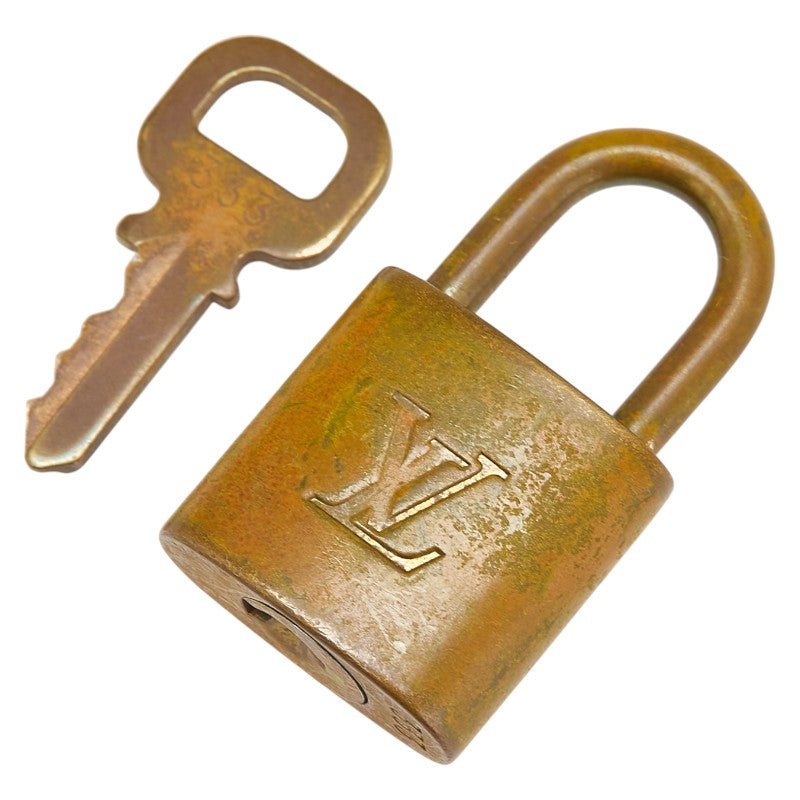 ルイ ヴィトン カデナ 南京錠 キー セット ゴールド メッキ レディース LOUIS VUITTON 【中古】